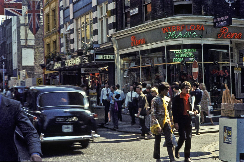 Swinging Sixties Carnaby Street, London 1968