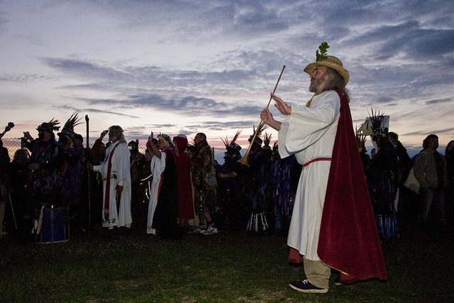 Stonehenge Summer Solstice - Druid 'Rollo'